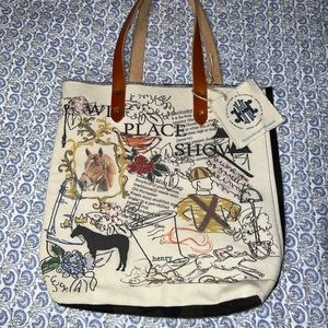 Henry Dry Goods Win Place Show Horse Tote EUC - with original tag